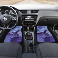 New Zealand Matariki Humpback Whale Car Mats Paikea Maori New Year Purple Galaxy LT14 Set 2pcs - Front Purple - Polynesian Pride