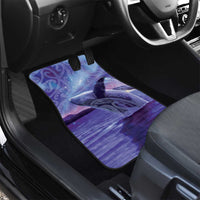 New Zealand Matariki Humpback Whale Car Mats Paikea Maori New Year Purple Galaxy LT14 - Polynesian Pride