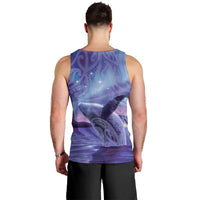 New Zealand Matariki Humpback Whale Men Tank Top Paikea Maori New Year Purple Galaxy LT14 - Polynesian Pride