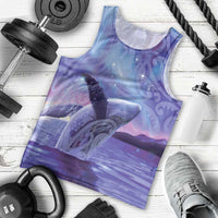 New Zealand Matariki Humpback Whale Men Tank Top Paikea Maori New Year Purple Galaxy LT14 - Polynesian Pride
