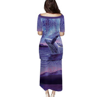 New Zealand Matariki Humpback Whale Puletasi Paikea Maori New Year Purple Galaxy LT14 - Polynesian Pride