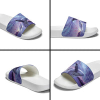 New Zealand Matariki Humpback Whale Slide Sandals Paikea Maori New Year Purple Galaxy LT14 - Polynesian Pride