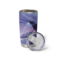 New Zealand Matariki Humpback Whale Tumbler Cup Paikea Maori New Year Purple Galaxy LT14 - Polynesian Pride