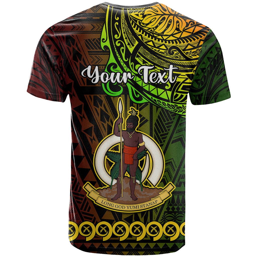 Custom Father Day Vanuatu T Shirt I Love You Dad Reggae Version LT14 - Polynesian Pride