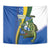 Solomon Islands Independence Day Tapestry Happy 7 July Crocodile Flag Style