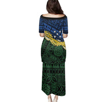 Halo Olaketa Solomon Islands Tapa Pattern Family Matching Puletasi and Hawaiian Shirt LT14 - Polynesian Pride