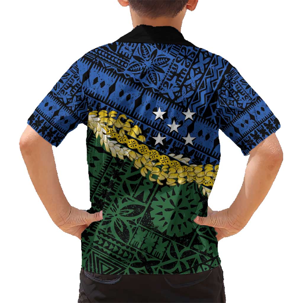 Halo Olaketa Solomon Islands Tapa Pattern Hawaiian Shirt