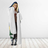 Halo Olaketa Solomon Islands Tapa Pattern Hooded Blanket