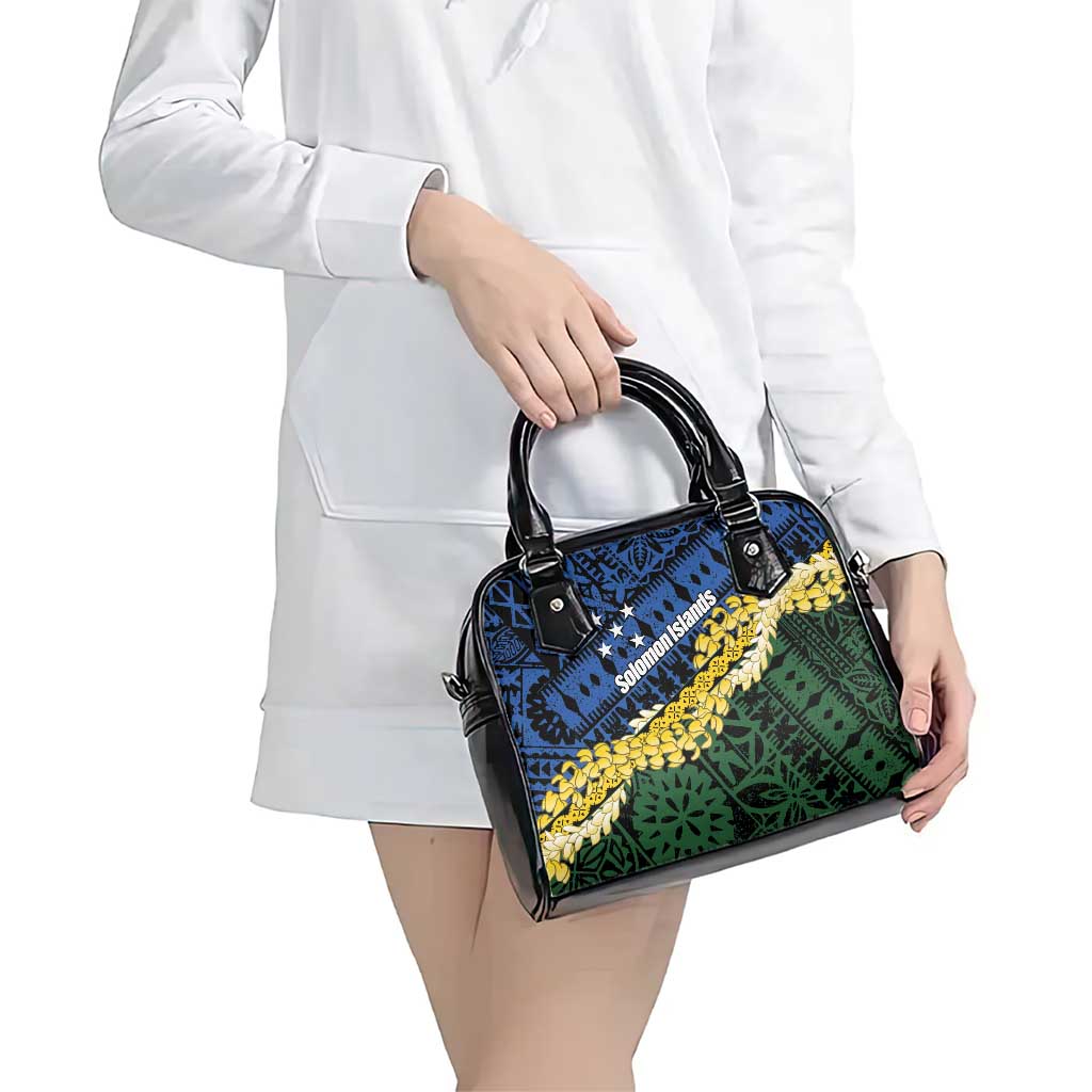 Halo Olaketa Solomon Islands Tapa Pattern Shoulder Handbag