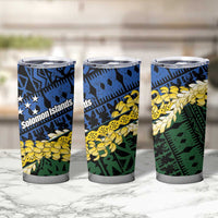 Halo Olaketa Solomon Islands Tapa Pattern Tumbler Cup LT14 - Polynesian Pride