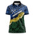 Halo Olaketa Solomon Islands Tapa Pattern Women Polo Shirt