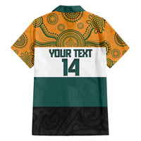 AUNZ Rugby Custom Family Matching Short Sleeve Bodycon Dress and Hawaiian Shirt Australia Kangaroo New Zealand Silver Fern LT14 - Polynesian Pride