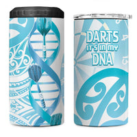 New Zealand Darts 4 in 1 Can Cooler Tumbler Aotearoa Maori Its In My DNA White LT14 One Size: 16 oz White - Polynesian Pride