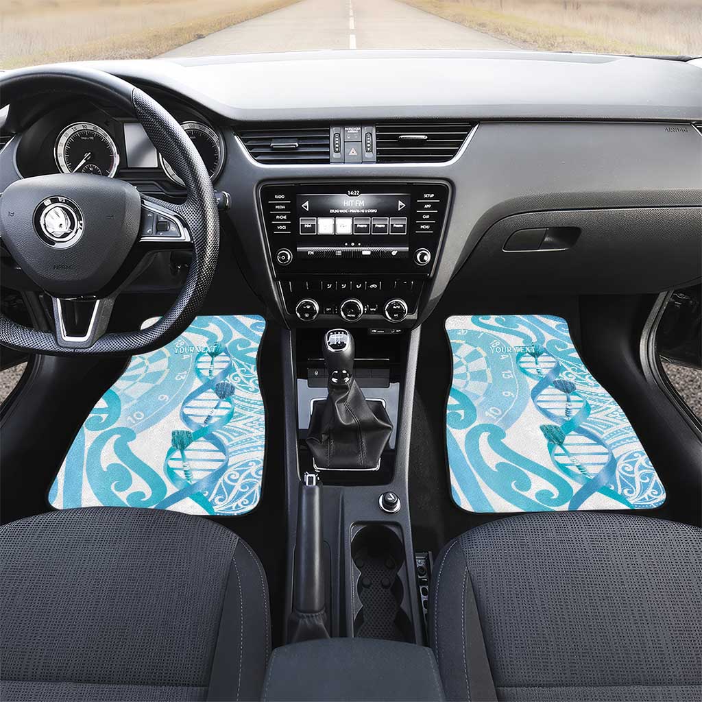 New Zealand Darts Car Mats Aotearoa Maori Its In My DNA White - Polynesian Pride
