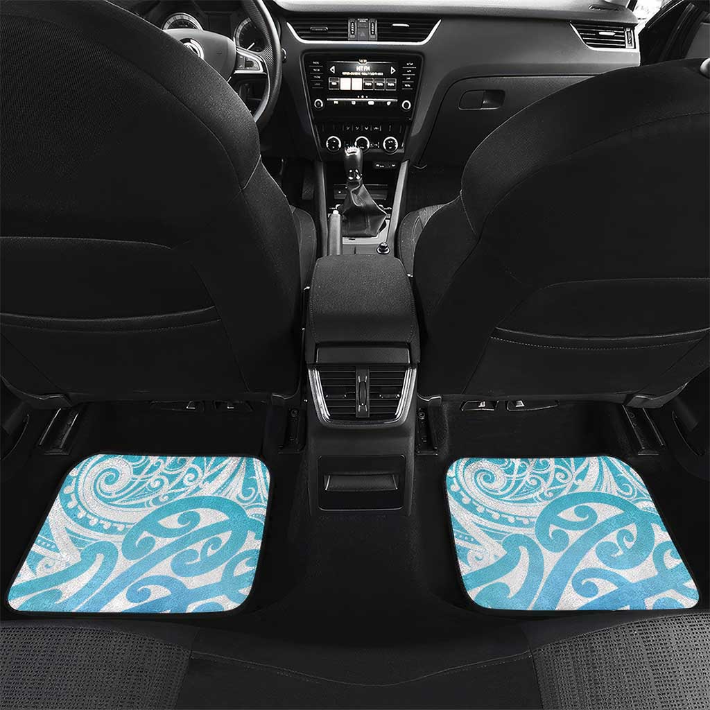New Zealand Darts Car Mats Aotearoa Maori Its In My DNA White - Polynesian Pride