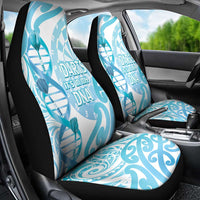 New Zealand Darts Car Seat Cover Aotearoa Maori Its In My DNA White LT14 - Polynesian Pride