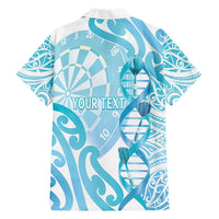 Personalised New Zealand Darts Hawaiian Shirt Aotearoa Maori Its In My DNA White LT14 - Polynesian Pride