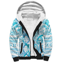 Personalised New Zealand Darts Sherpa Hoodie Aotearoa Maori Its In My DNA White LT14 Unisex White - Polynesian Pride