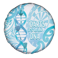New Zealand Darts Spare Tire Cover Aotearoa Maori Its In My DNA White LT14 - Polynesian Pride
