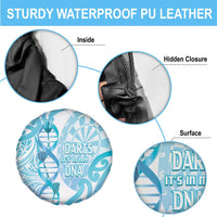 New Zealand Darts Spare Tire Cover Aotearoa Maori Its In My DNA White LT14 - Polynesian Pride