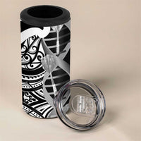 New Zealand Darts 4 in 1 Can Cooler Tumbler Aotearoa Maori Its In My DNA Black LT14 - Polynesian Pride