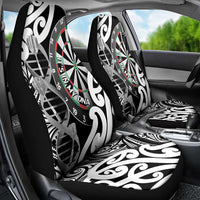 New Zealand Darts Car Seat Cover Aotearoa Maori Its In My DNA Black LT14 - Polynesian Pride