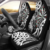 New Zealand Darts Car Seat Cover Aotearoa Maori Its In My DNA Black LT14 - Polynesian Pride