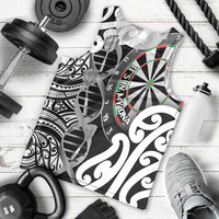 Personalised New Zealand Darts Men Tank Top Aotearoa Maori Its In My DNA Black LT14 - Polynesian Pride