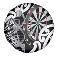 New Zealand Darts Spare Tire Cover Aotearoa Maori Its In My DNA Black LT14 - Polynesian Pride