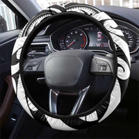 New Zealand Darts Steering Wheel Cover Aotearoa Maori Its In My DNA Black LT14 - Polynesian Pride