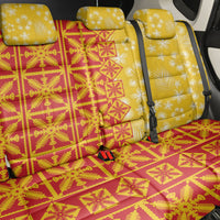 Kahili Quilt Hawaii Back Car Seat Cover Tropical Flower Seamless Half Style