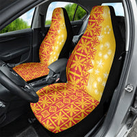 Kahili Quilt Hawaii Car Seat Cover Tropical Flower Seamless Half Style LT14 - Polynesian Pride