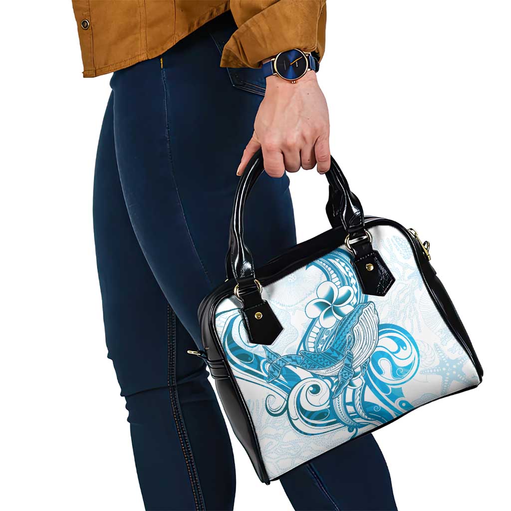 Blue Hawaii Humpback Whale Shoulder Handbag Polynesian Tribal Ocean Vibes LT14 - Polynesian Pride