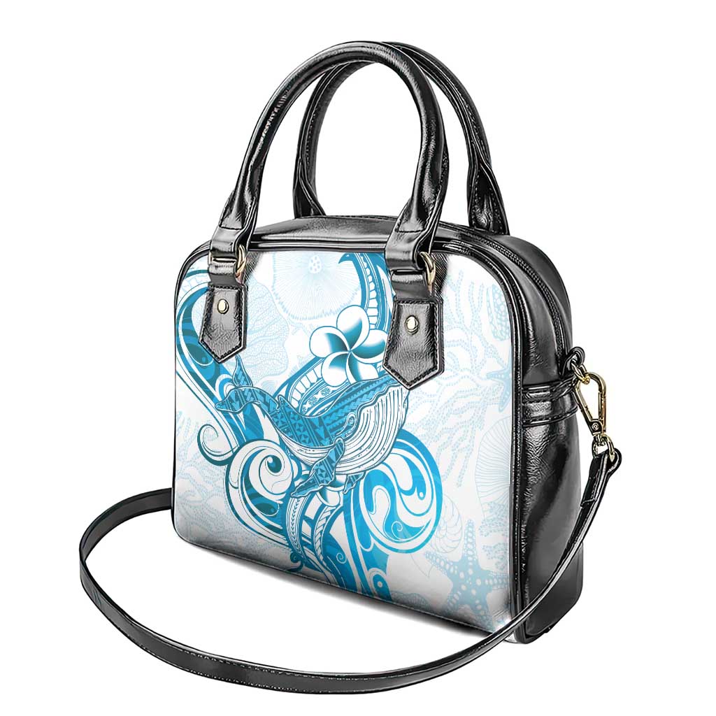 Blue Hawaii Humpback Whale Shoulder Handbag Polynesian Tribal Ocean Vibes LT14 - Polynesian Pride