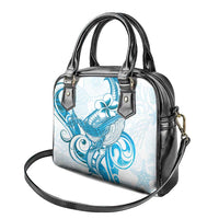 Blue Hawaii Humpback Whale Shoulder Handbag Polynesian Tribal Ocean Vibes LT14 - Polynesian Pride