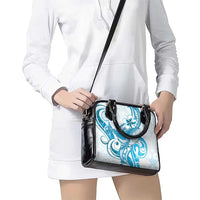 Blue Hawaii Humpback Whale Shoulder Handbag Polynesian Tribal Ocean Vibes LT14 - Polynesian Pride