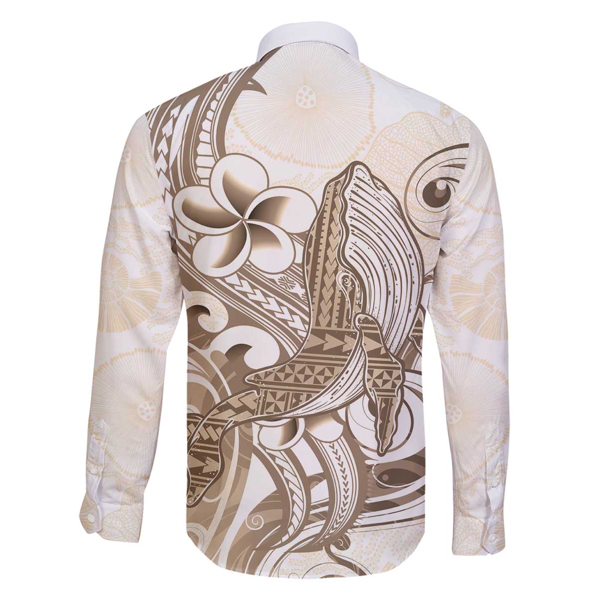Brown Hawaii Humpback Whale Family Matching Puletasi and Hawaiian Shirt Polynesian Tribal Ocean Vibes LT14 - Polynesian Pride