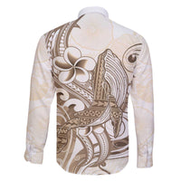 Brown Hawaii Humpback Whale Family Matching Puletasi and Hawaiian Shirt Polynesian Tribal Ocean Vibes LT14 - Polynesian Pride
