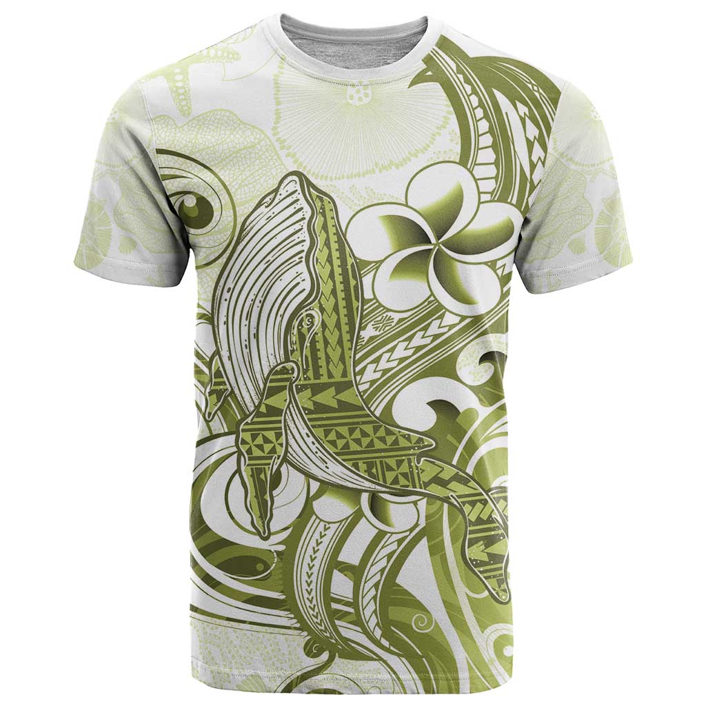 Lime Green Hawaii T Shirt Humpback Whale Tattoo Polynesian Tribal Ocean Vibes LT14 Lime Green - Polynesian Pride