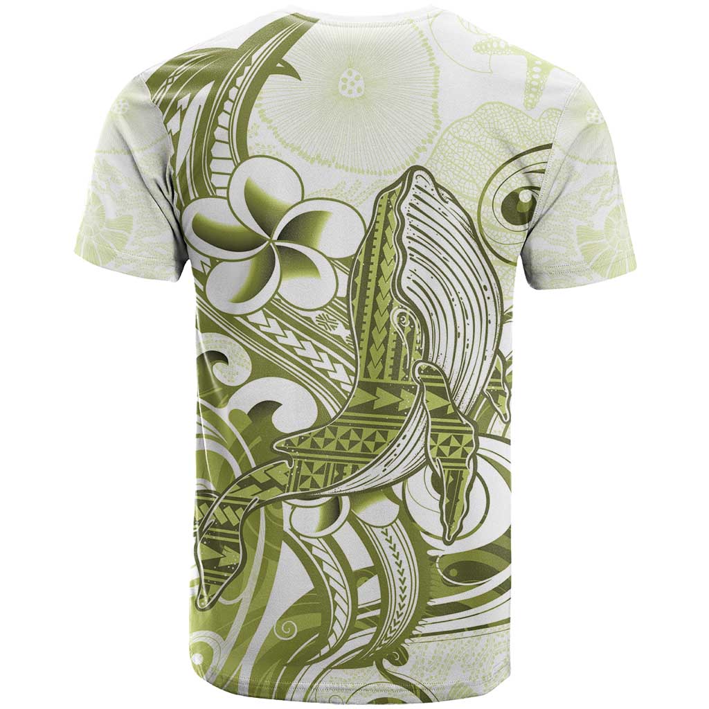 Lime Green Hawaii T Shirt Humpback Whale Tattoo Polynesian Tribal Ocean Vibes LT14 - Polynesian Pride