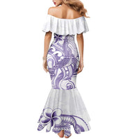 Purple Hawaii Mermaid Dress Humpback Whale Tattoo Polynesian Tribal Ocean Vibes LT14 - Polynesian Pride