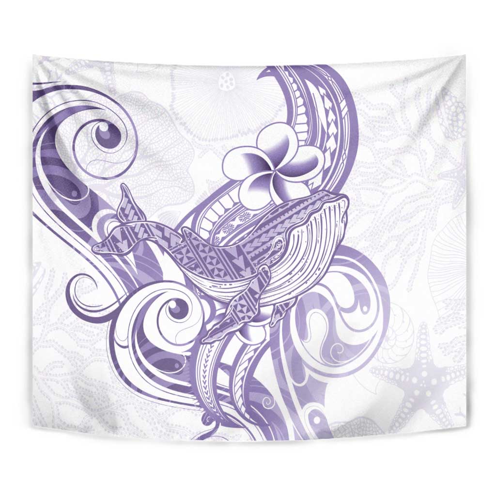 Purple Hawaii Tapestry Humpback Whale Tattoo Polynesian Tribal Ocean Vibes