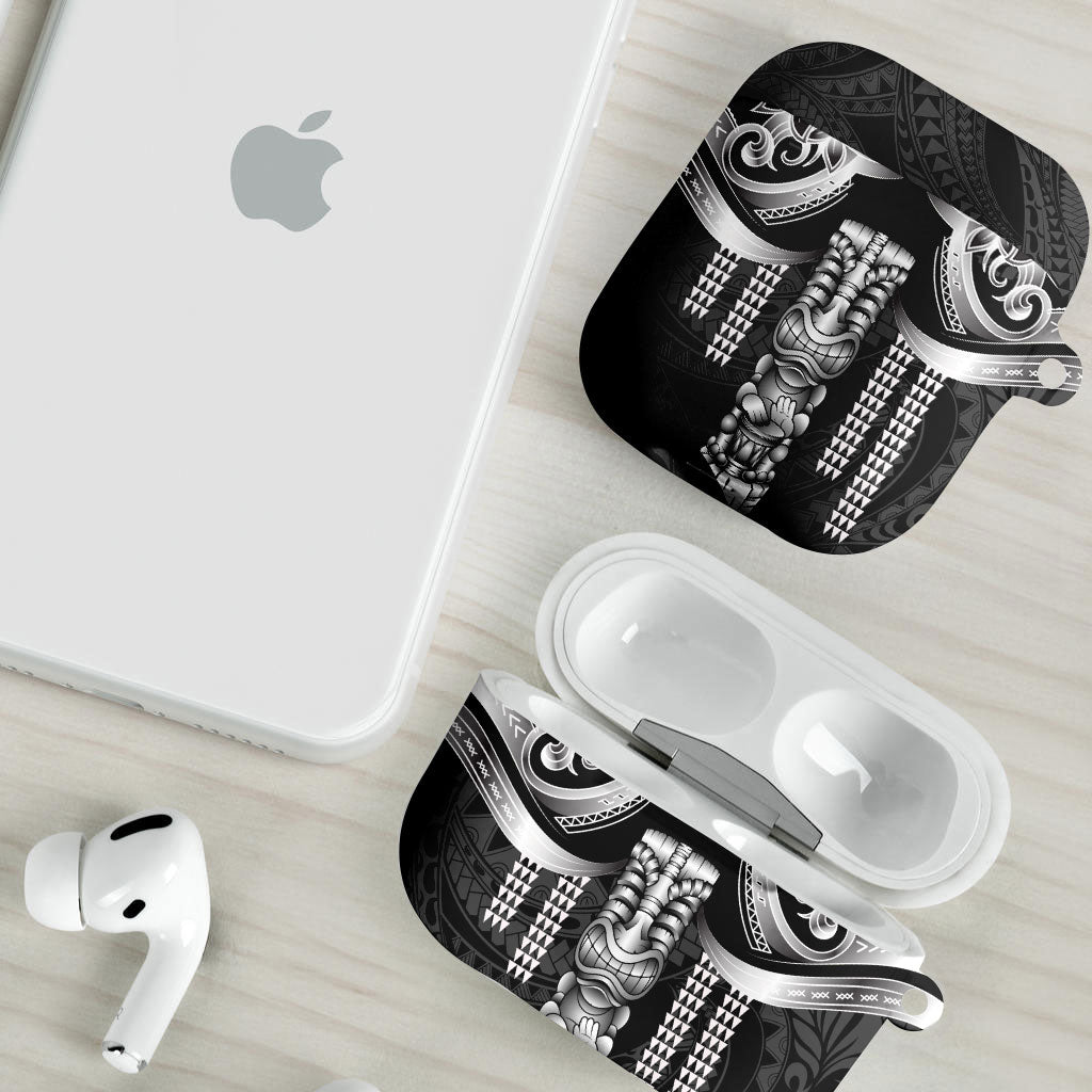 Tiki Drum Hawaii AirPods Case Hawaiian Kakau Tattoo Style LT14 - Polynesian Pride