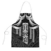 Tiki Drum Hawaii Apron Hawaiian Kakau Tattoo Style LT14 Black - Polynesian Pride
