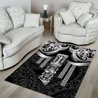 Tiki Drum Hawaii Area Rug Hawaiian Kakau Tattoo Style LT14 - Polynesian Pride