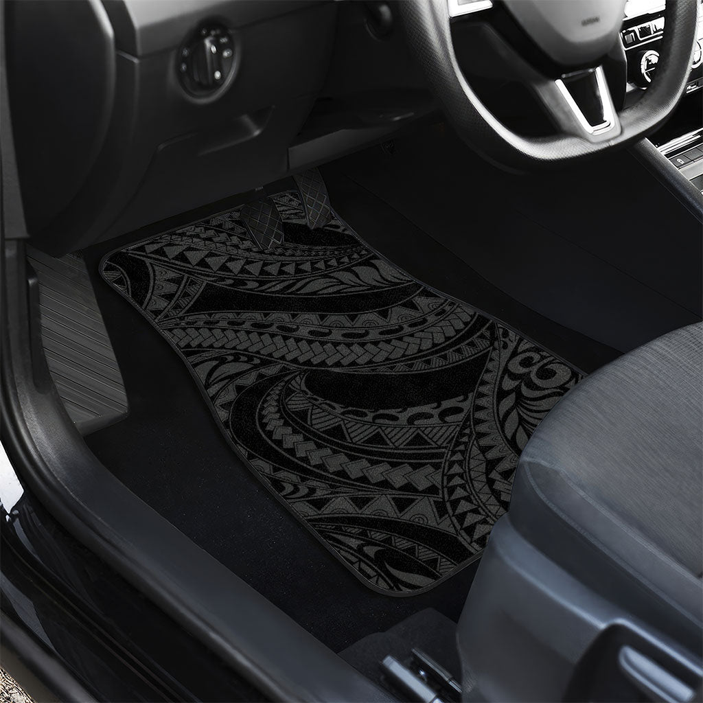 Tiki Drum Hawaii Car Mats Hawaiian Kakau Tattoo Style LT14 - Polynesian Pride