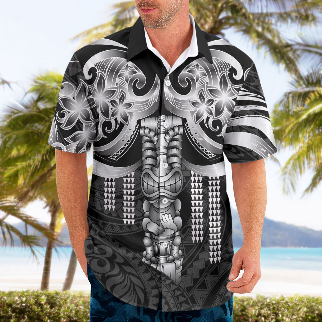 Tiki Drum Hawaii Hawaiian Shirt Hawaiian Kakau Tattoo Style LT14 - Polynesian Pride