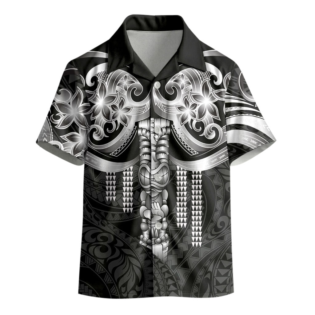 Tiki Drum Hawaii Kid Hawaiian Shirt Hawaiian Kakau Tattoo Style LT14 - Polynesian Pride