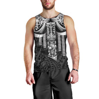 Tiki Drum Hawaii Men Tank Top Hawaiian Kakau Tattoo Style LT14 - Polynesian Pride