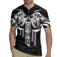 Tiki Drum Hawaii Rugby Jersey Hawaiian Kakau Tattoo Style LT14 - Polynesian Pride